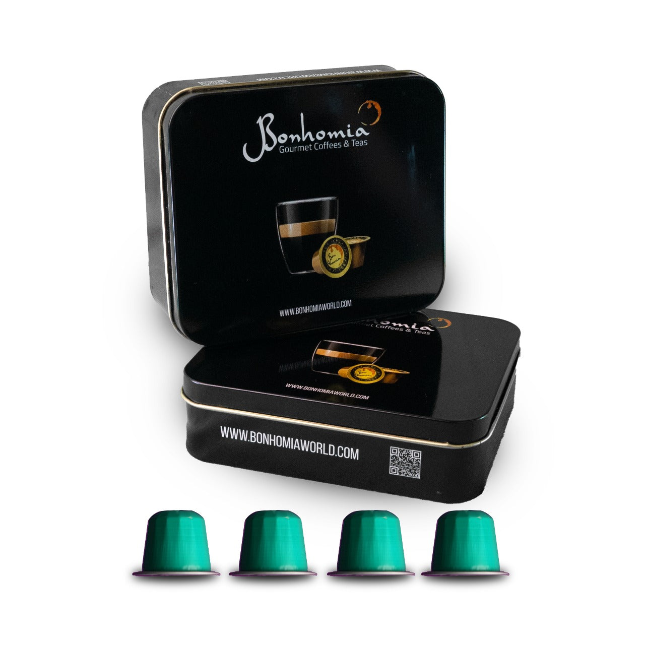 Nirvana Espresso Pods - Intensity 7/10 | Nespresso Compatible | Medium Dark Roast | 100% Specialty AA+ Beans | Aluminum Capsules