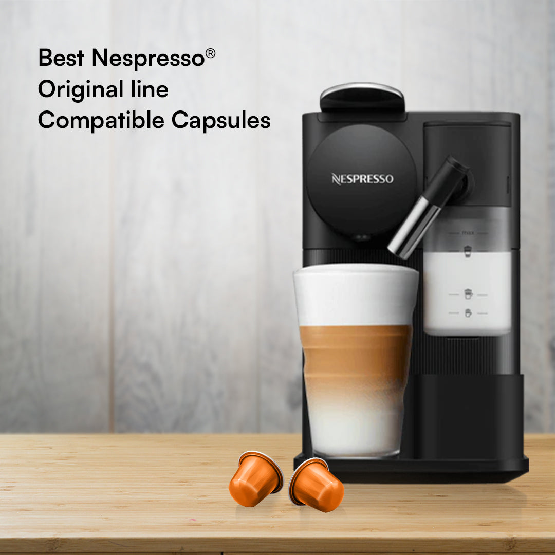 Bonhomia Hazelnut Coffee Pods | Nespresso Compatible Aluminum Capsules| AAA Grade Beans