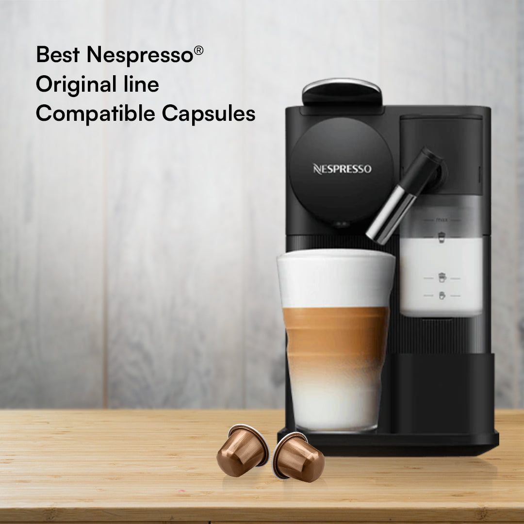 Bonhomia Chocolate Coffee Pods | Nespresso Compatible Aluminum Capsules | AAA Grade Beans