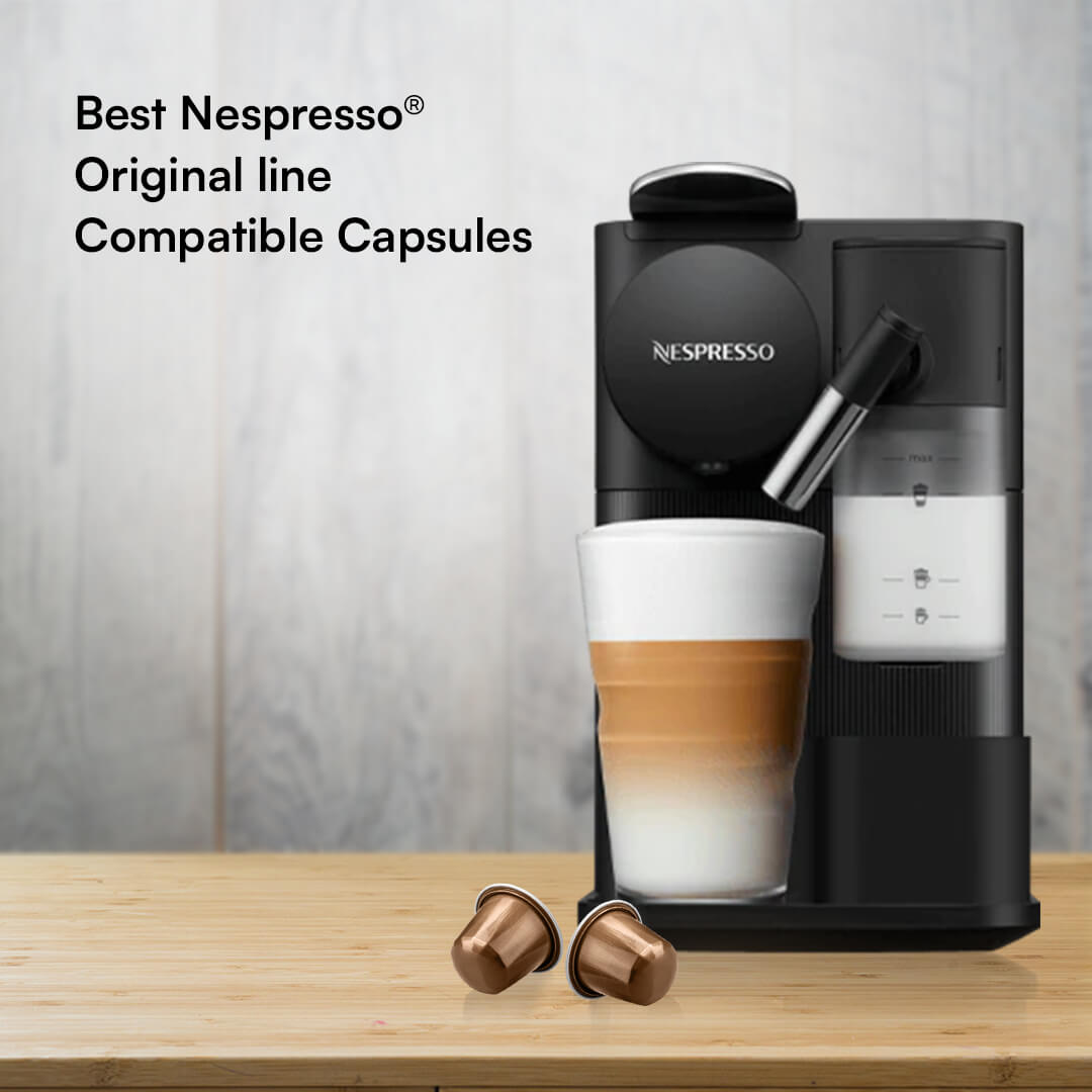 Flavored Coffee Combo - Hazelnut, Vanilla, & Chocolate (30-count)| Nespresso Compatible Aluminum Capsules | AAA Grade Beans