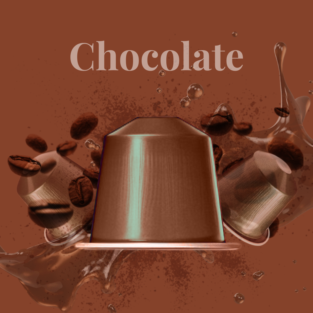 Bonhomia Chocolate Coffee Pods | Nespresso Compatible Aluminum Capsules | AAA Grade Beans