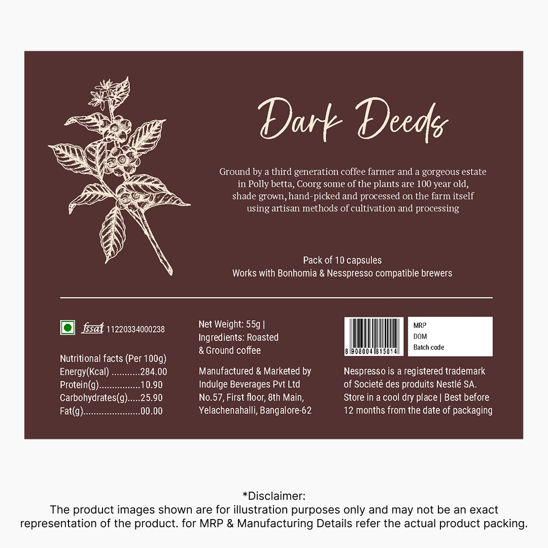 Dark Roast Coffee Combo (30-Count) | Nespresso Compatible | Dark Deeds, Ristretto, Black Veil | Premium AAA Grade Beans