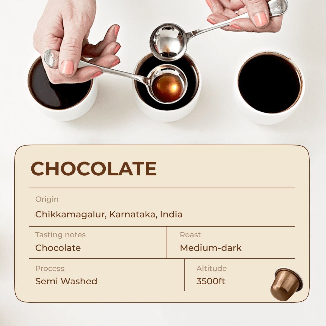 Flavored Coffee Combo - Hazelnut, Vanilla, & Chocolate (30-count)| Nespresso Compatible Aluminum Capsules | AAA Grade Beans