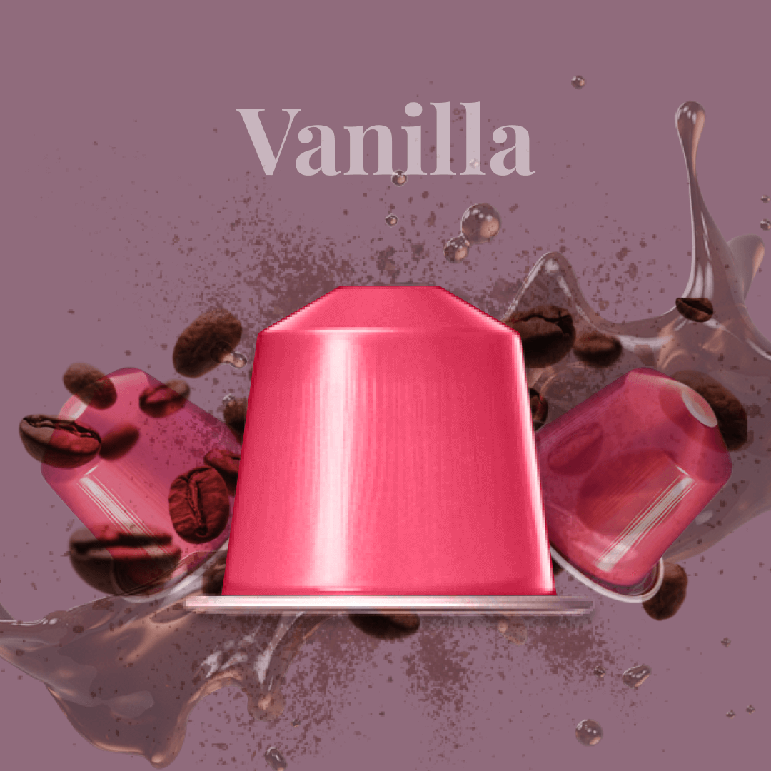 Bonhomia Vanilla Coffee Pods | Nespresso Compatible Aluminum Capsules | AAA Grade Beans