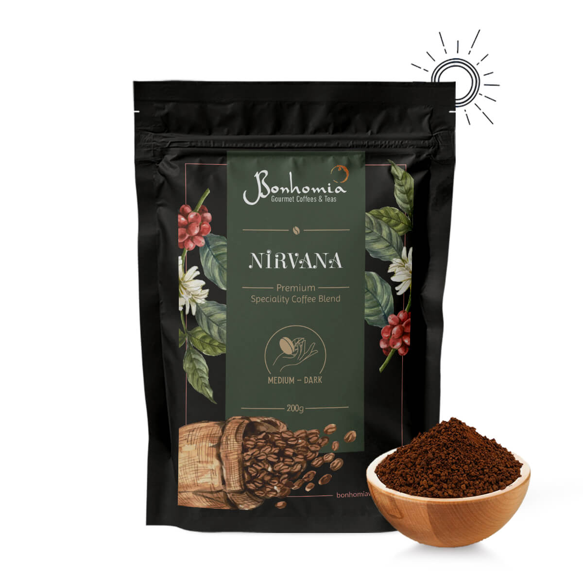 Nirvana | Specialty Ground Coffee Blend | 200 Gms