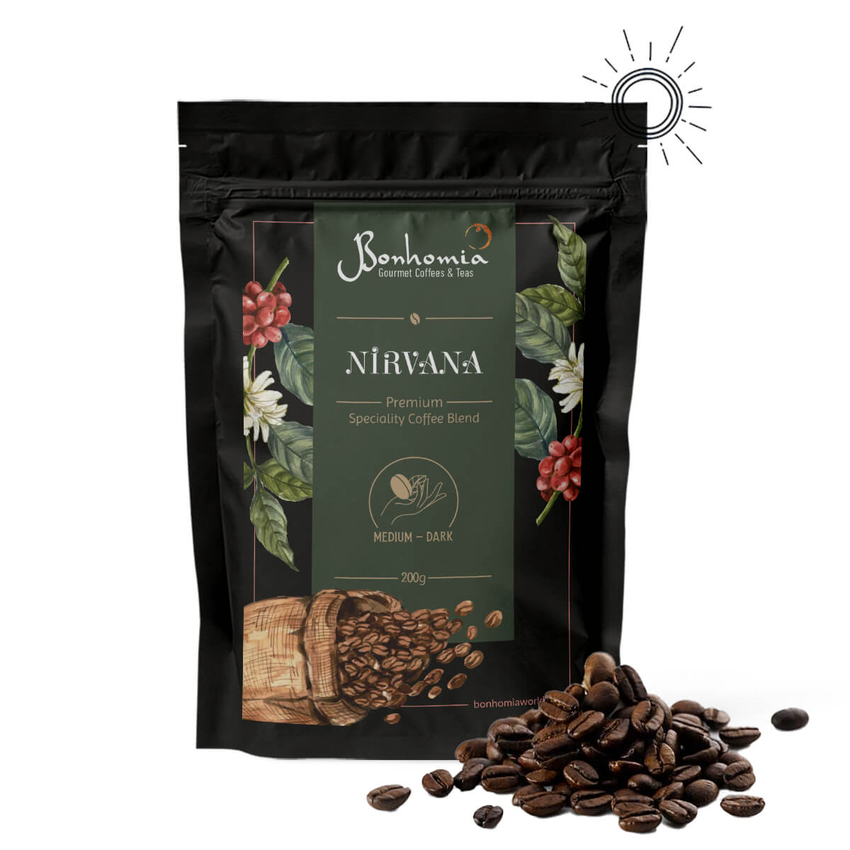 Nirvana | Roasted Specialty Coffee Beans | 200 Gms