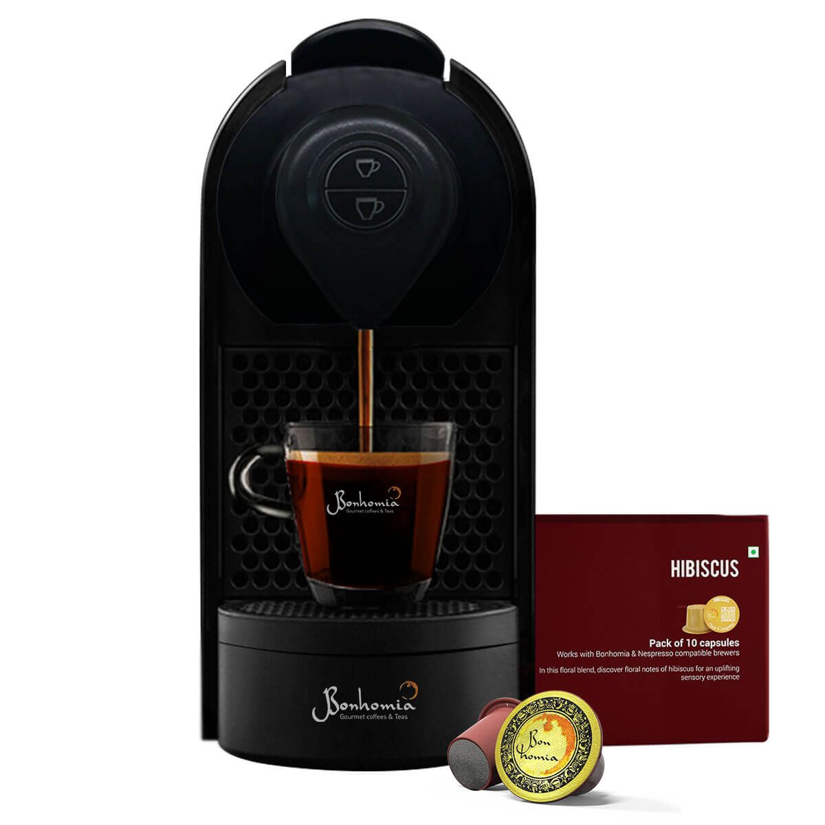 Hibiscus - Floral & Delightful Tea | Nespresso Compatible Pods | Tea Capsules