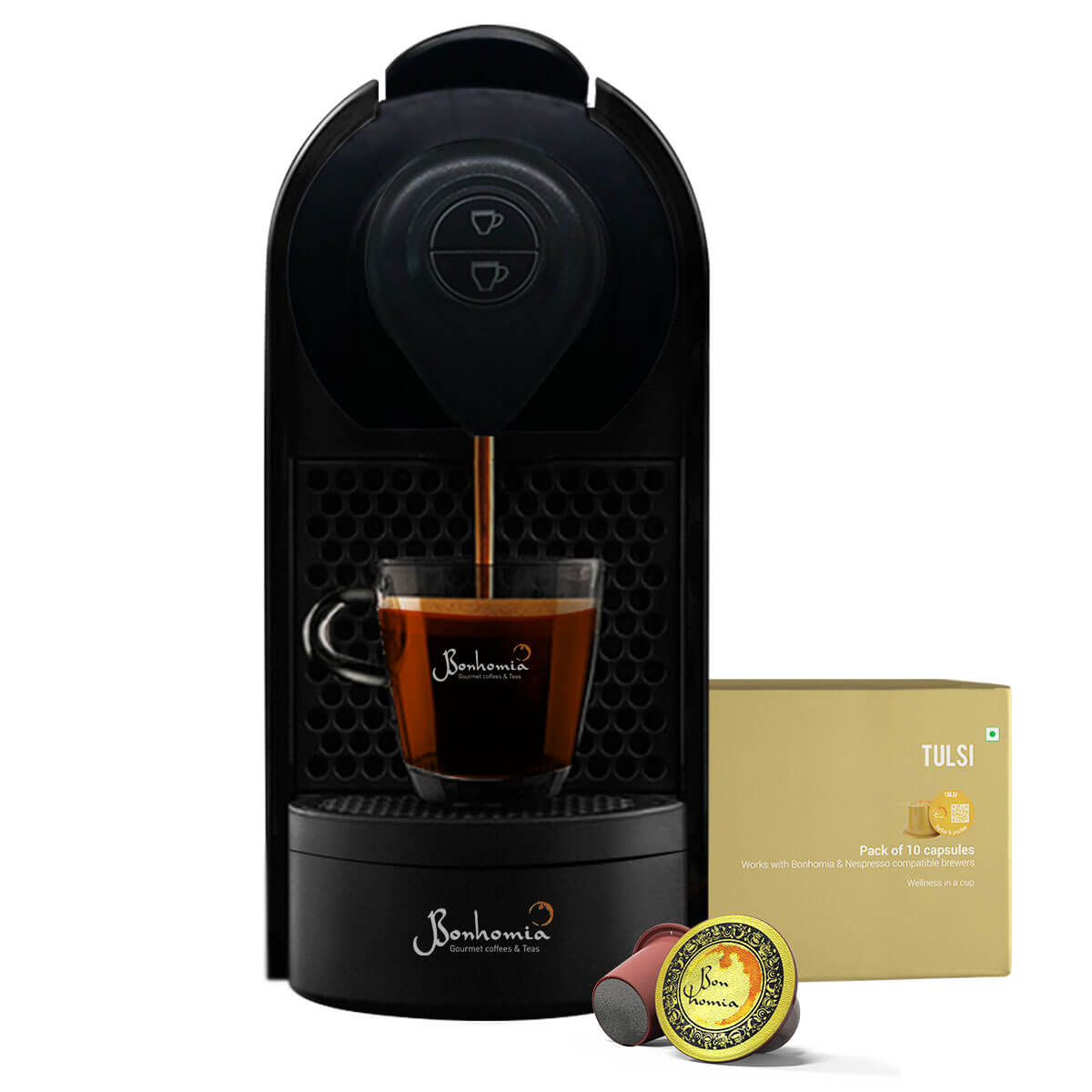 Tulsi - Herbal & Pristine Tea Nespresso Compatible Pods | Tea Capsules