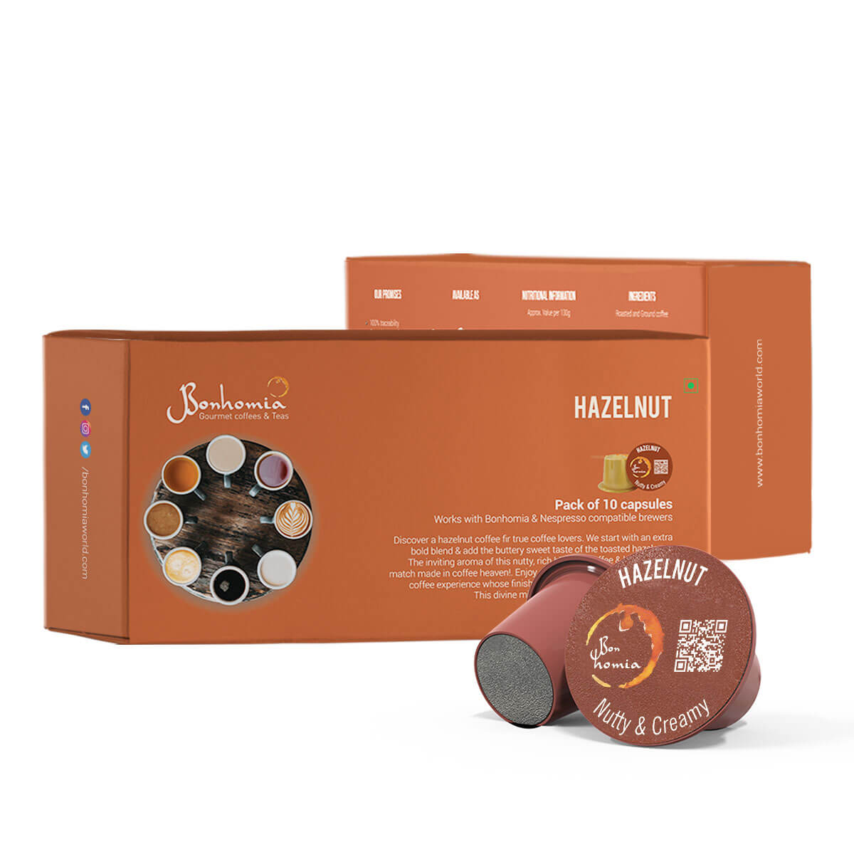 Assorted coffee combo | Nespresso Compatible Capsules with Aluminium Design