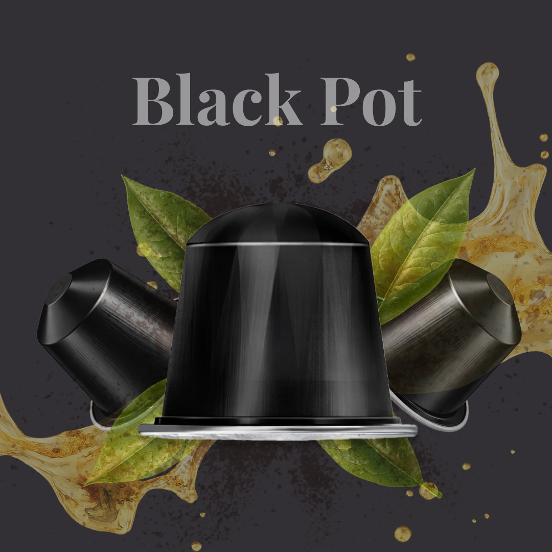 Black Pot – Rich & Sophisticated Assam Black Tea Pods (Nespresso Compatible)