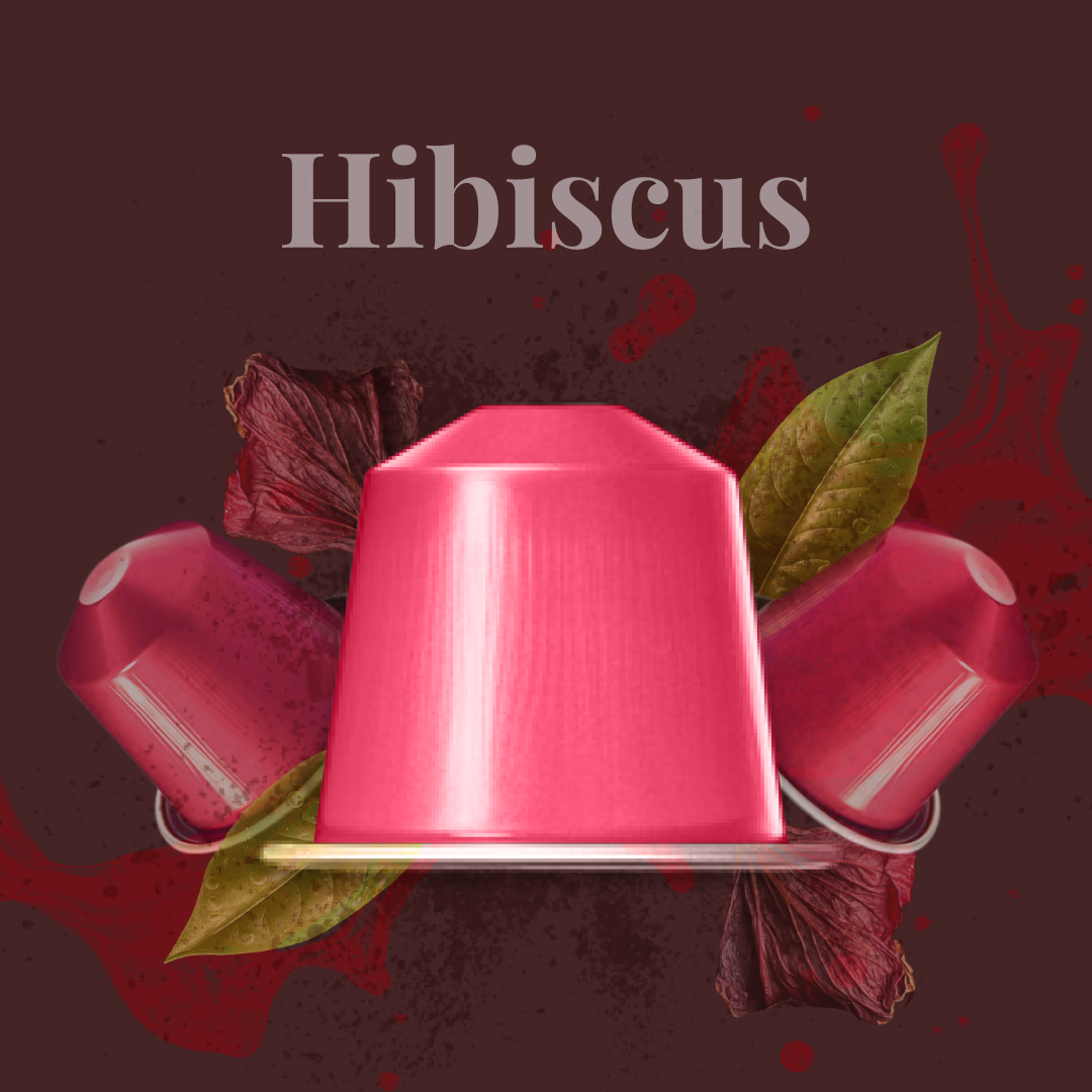 Hibiscus - Floral & Delightful Tea | Nespresso Compatible Pods | Tea Capsules
