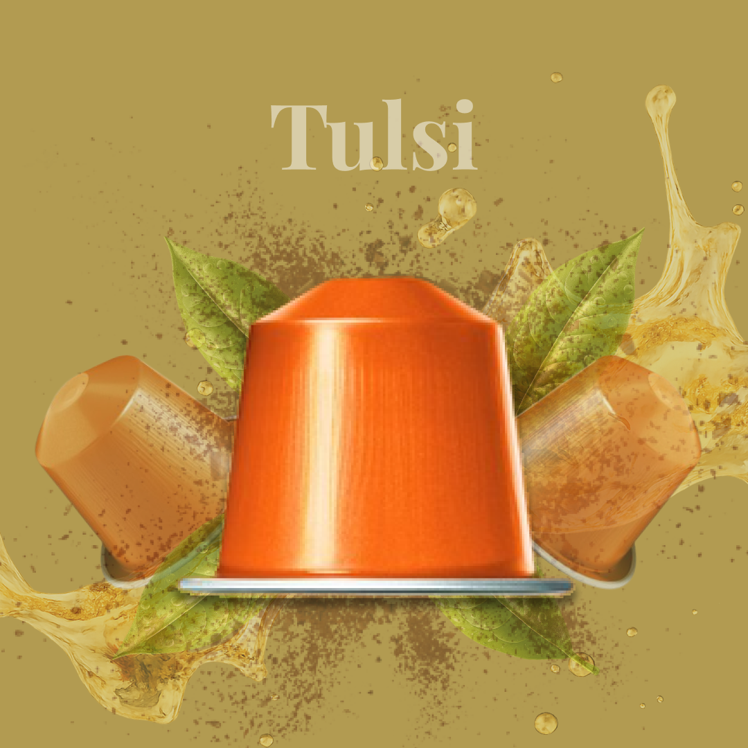 Tulsi - Herbal & Pristine Tea Nespresso Compatible Pods | Tea Capsules