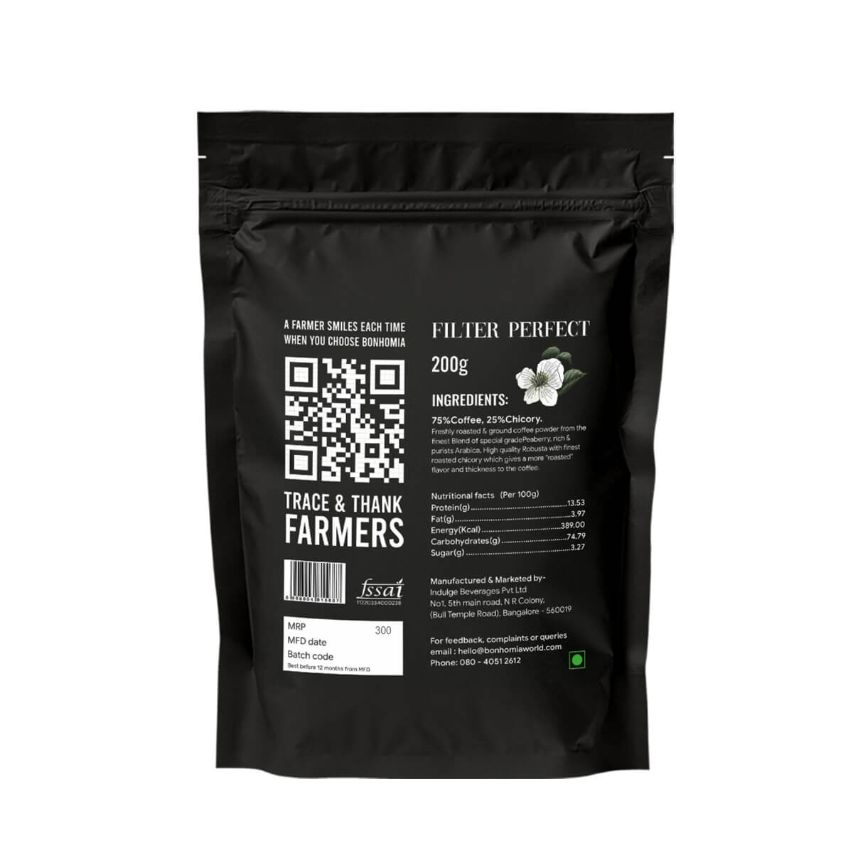 Premium Filter Coffee Powder | Ground Coffee | 200 Gms