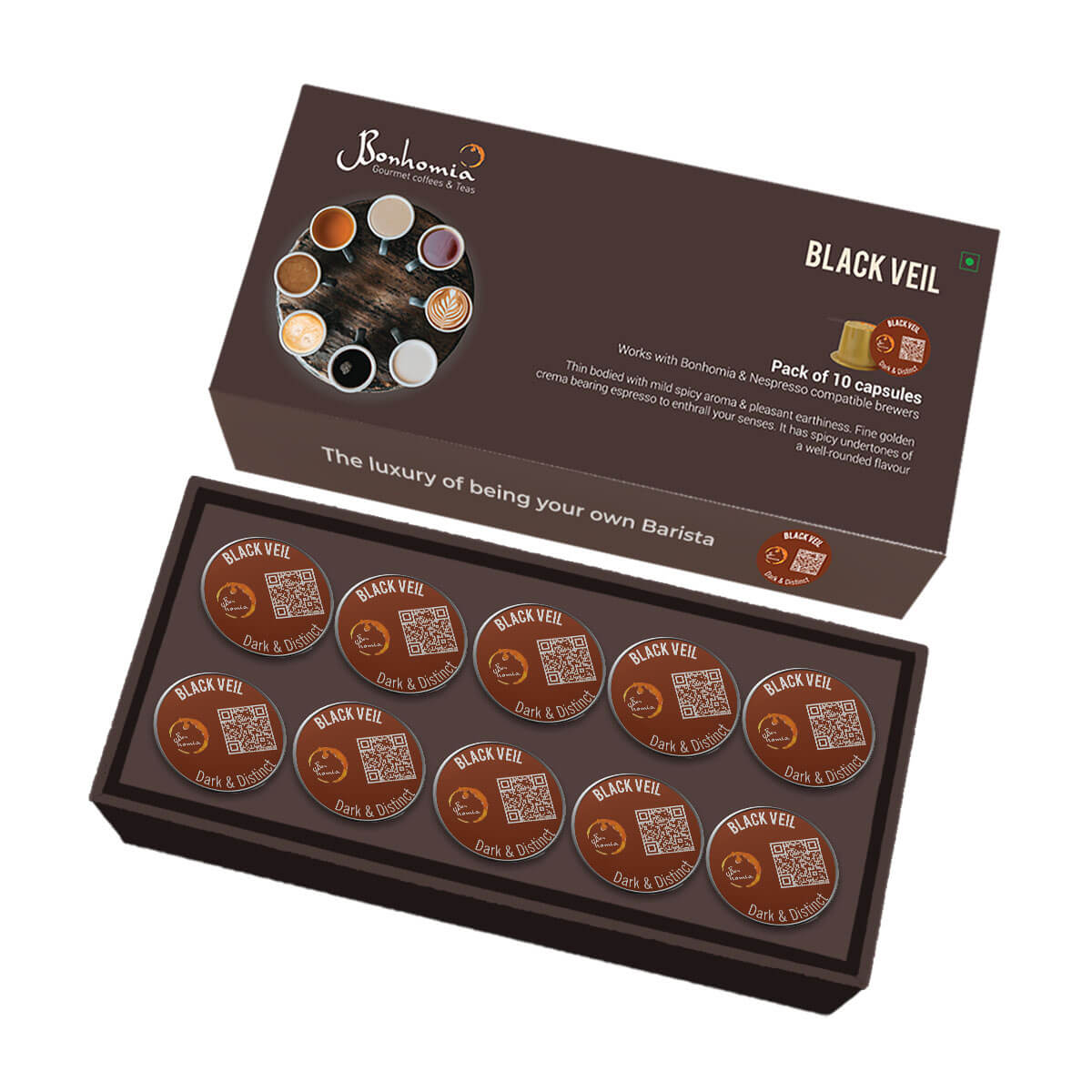 Assorted coffee combo | Nespresso Compatible Capsules with Biodegradable/Aluminium Design