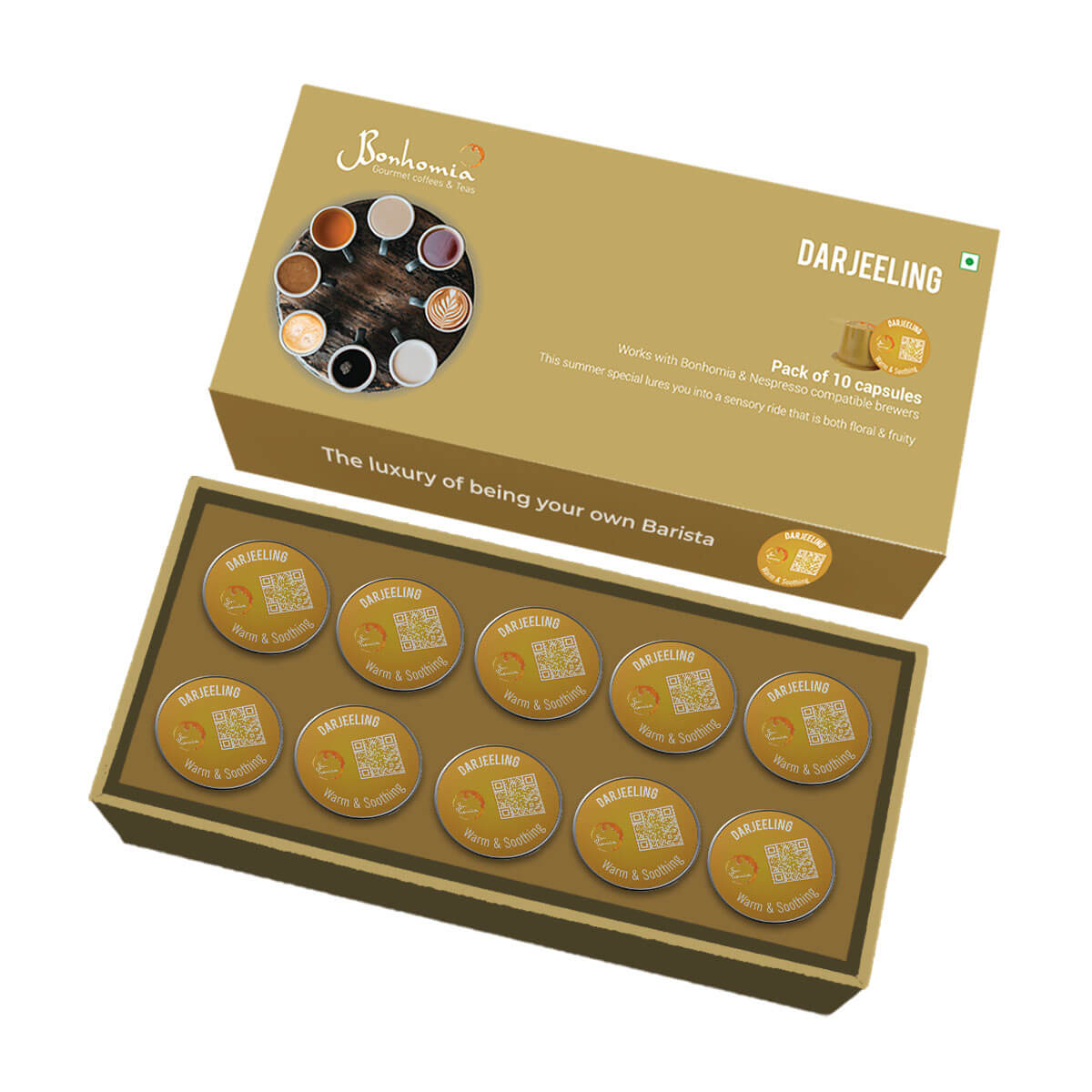 Darjeeling - Warm & Soothing Tea | Nespresso Compatible Pods | Tea Capsules