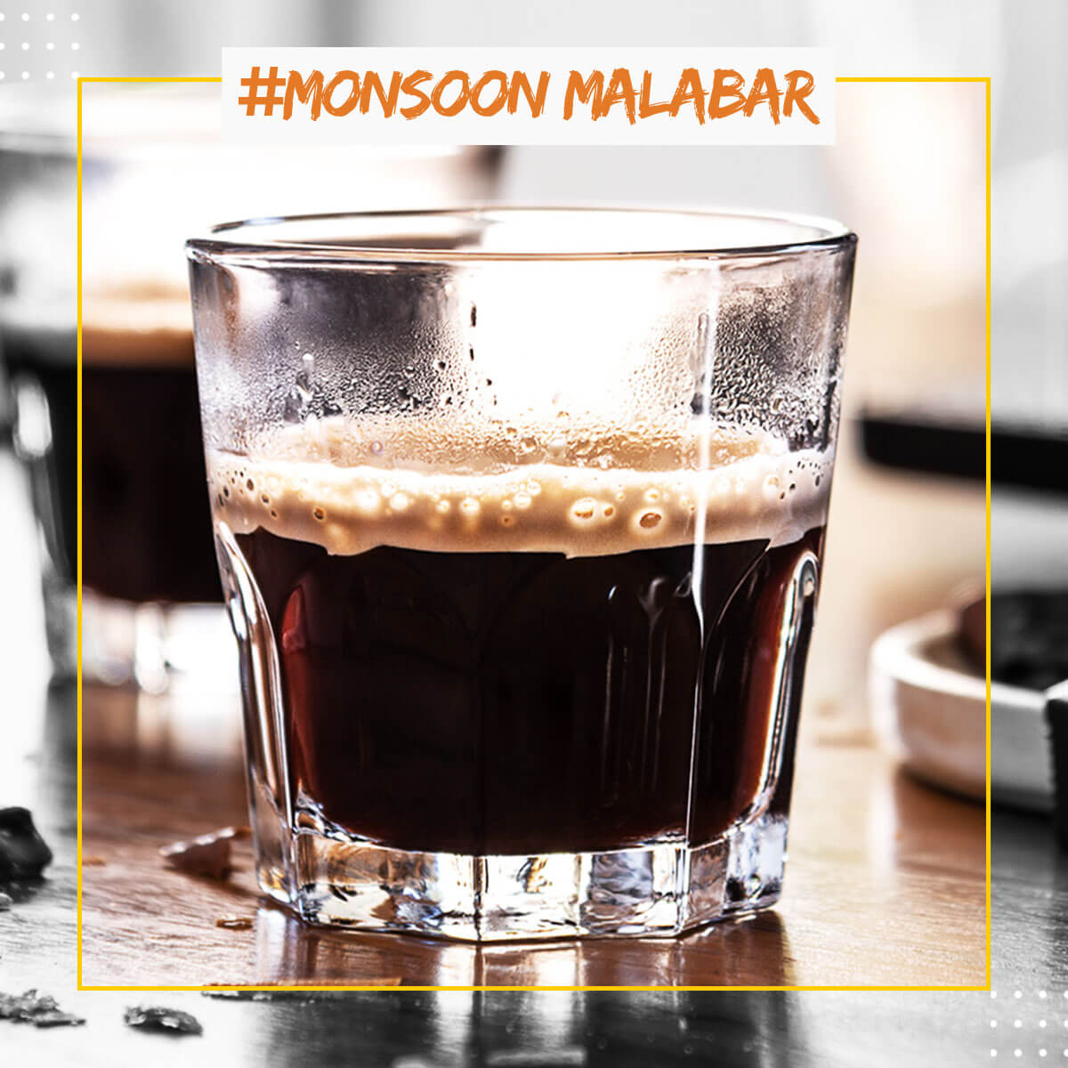 Monsoon Malabar Espresso Pods - Intensity 6/10 | Nespresso Compatible | Light/Cinnamon Roast | AA+ Grade Beans | Premium Aluminum Capsules