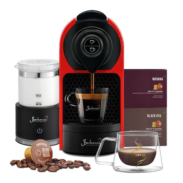 Boho Single Serve Espresso Coffee Brewer | Nespresso Compatible | Free