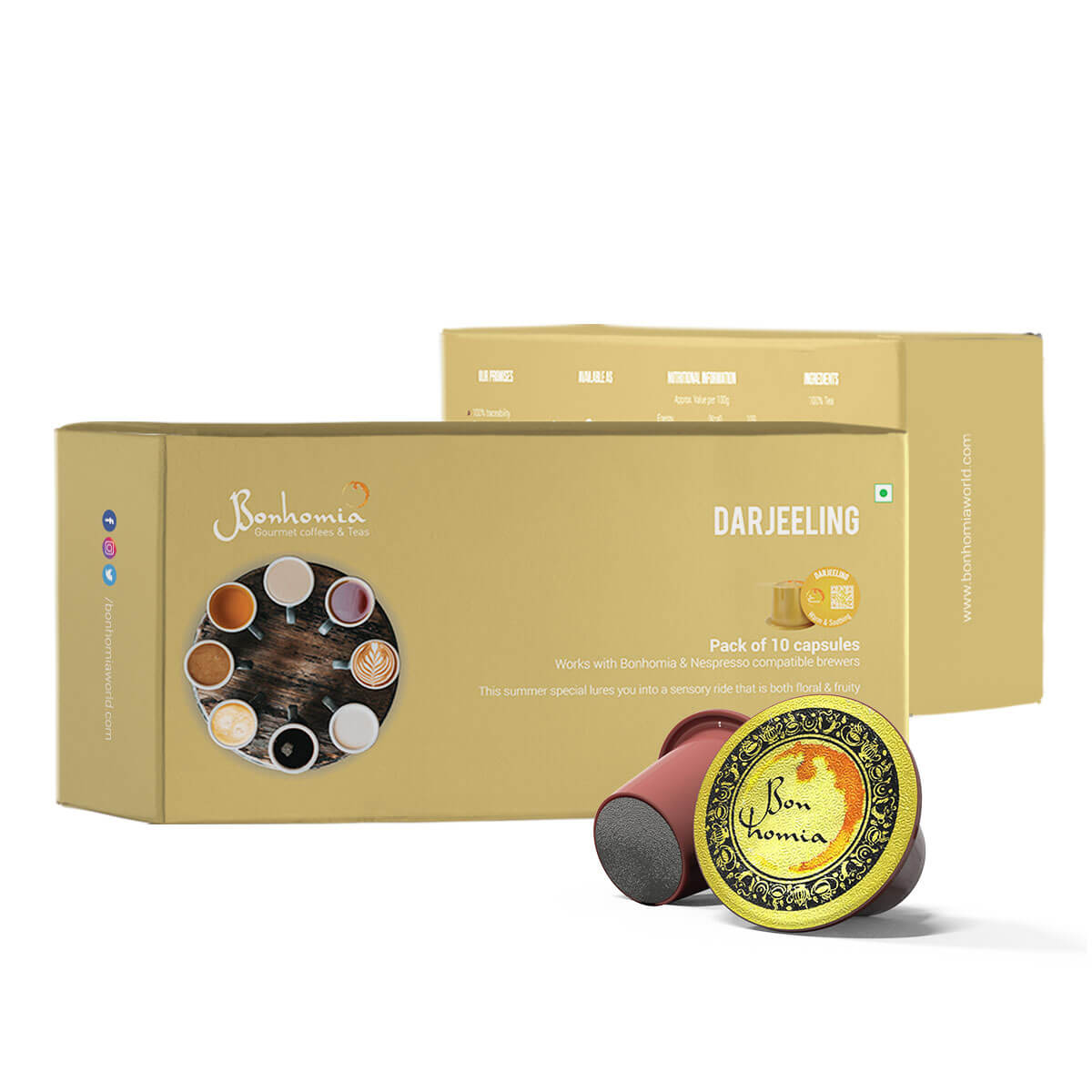 Darjeeling - Warm & Soothing Tea | Nespresso Compatible Pods | Tea Capsules